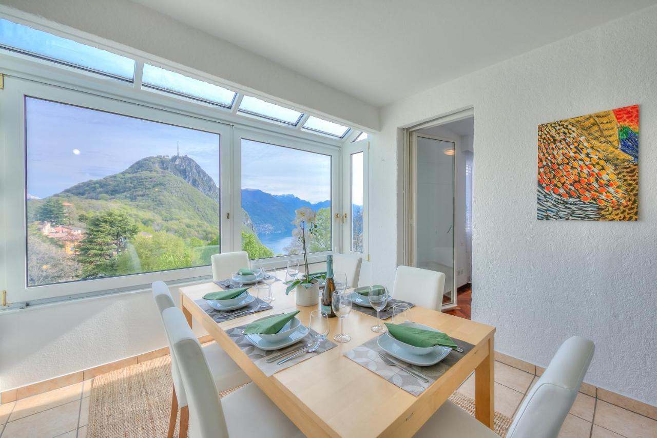 Residenza Parco Carona - Happy Rentals Lugano Eksteriør bilde