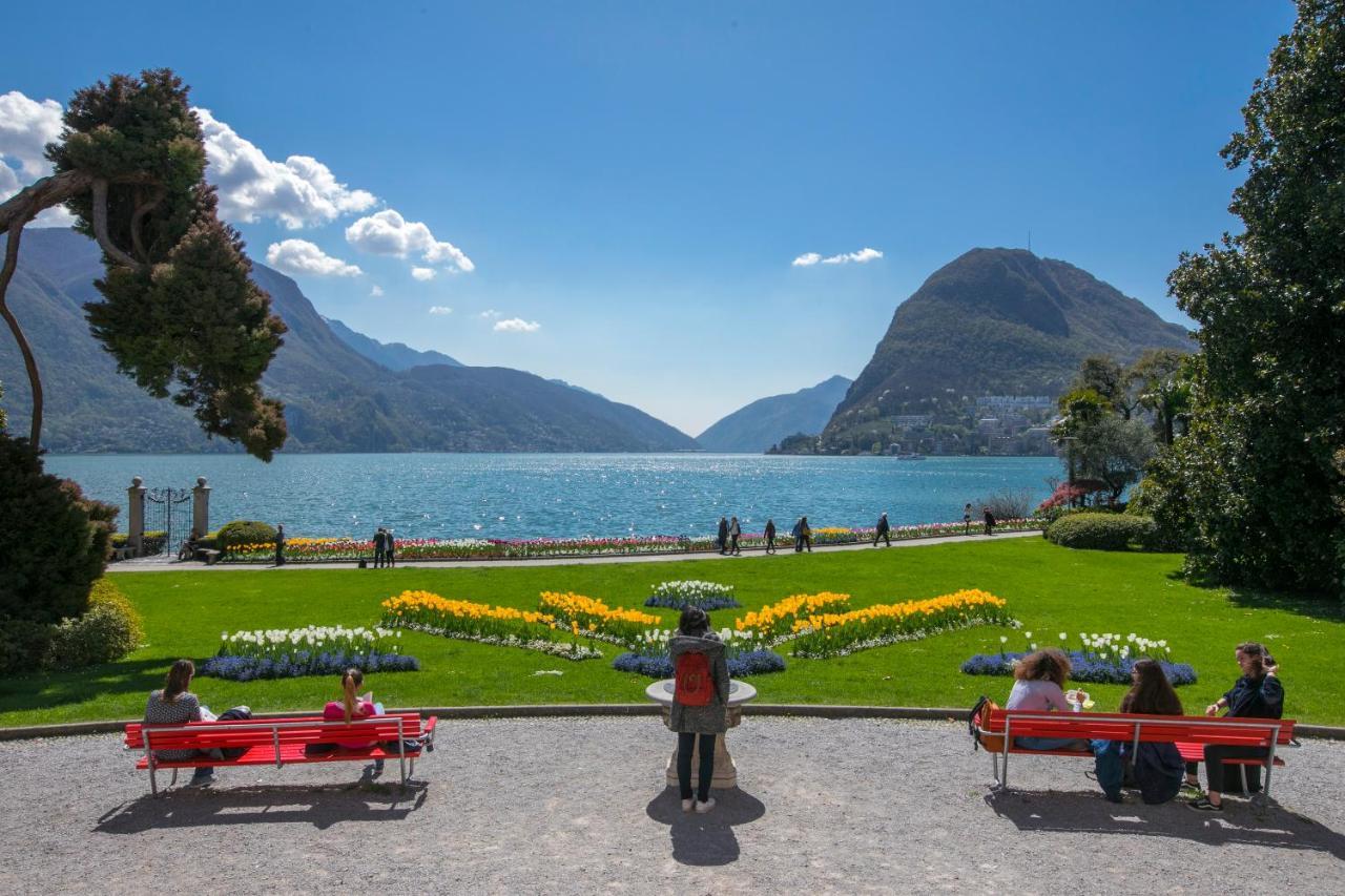 Residenza Parco Carona - Happy Rentals Lugano Eksteriør bilde