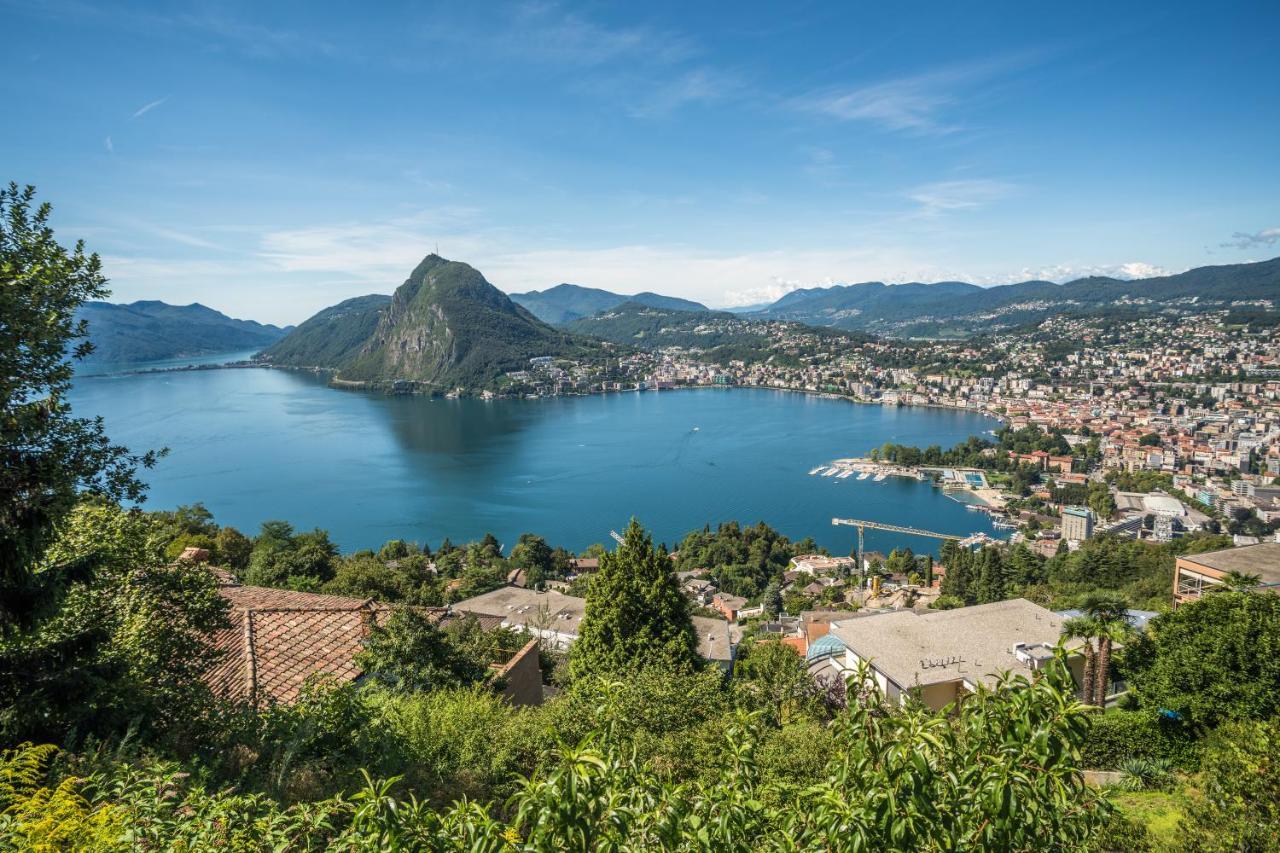 Residenza Parco Carona - Happy Rentals Lugano Eksteriør bilde